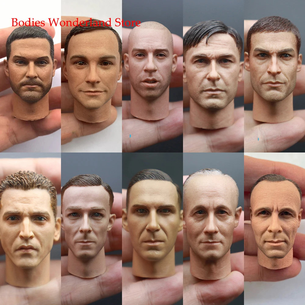 หัวแกะสลัก ทหารยิงธนู Kyle Caparzo จากหนัง Vin ดีเซล โดย Thomas Kretschmann สำหรับหุ่น 1/6 สเกล