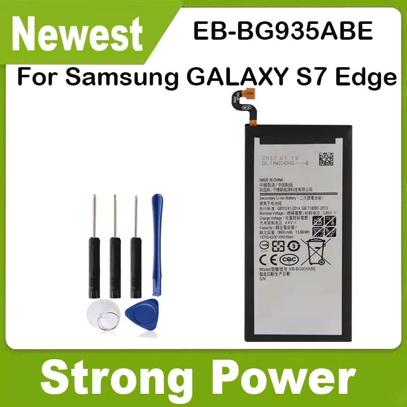 YDLBAT 3600mAh EB-BG935ABE แบตเตอรี่สําหรับ Samsung GALAXY S7 Edge SM-G935F G9350 G935FD EB-BG935ABA