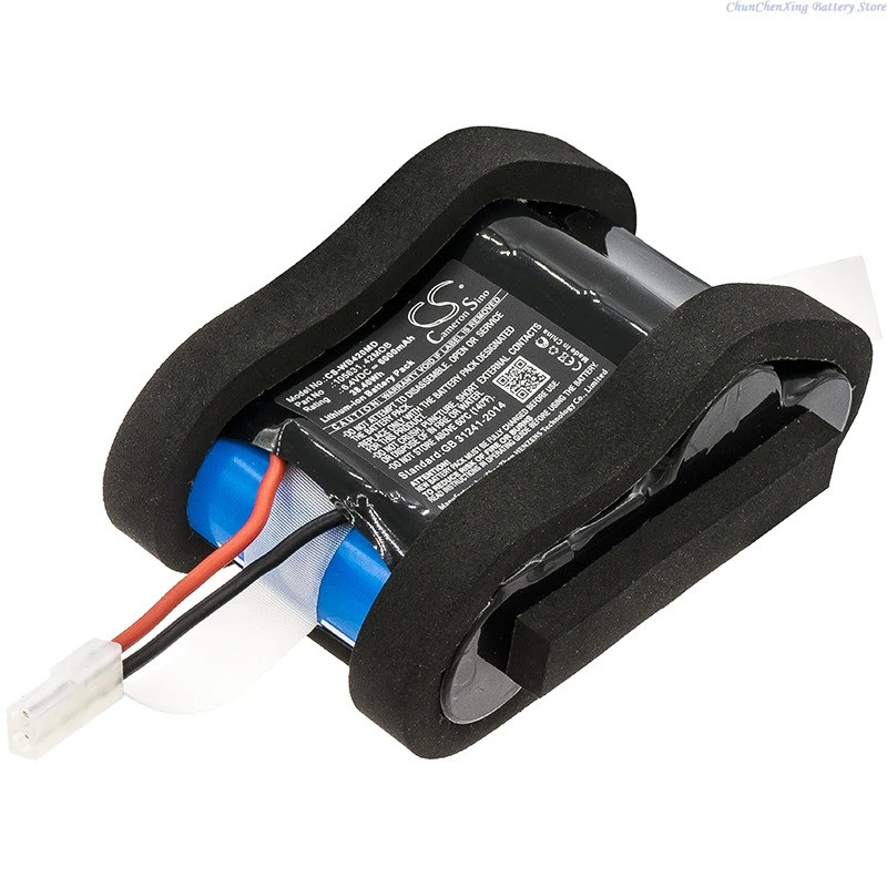 6.4V 6000mAh แบตเตอรี่ทางการแพทย์สําหรับ Welch-Allyn Spot Vital Signs Monitor,4200B-E1,420TB-E1,42N0