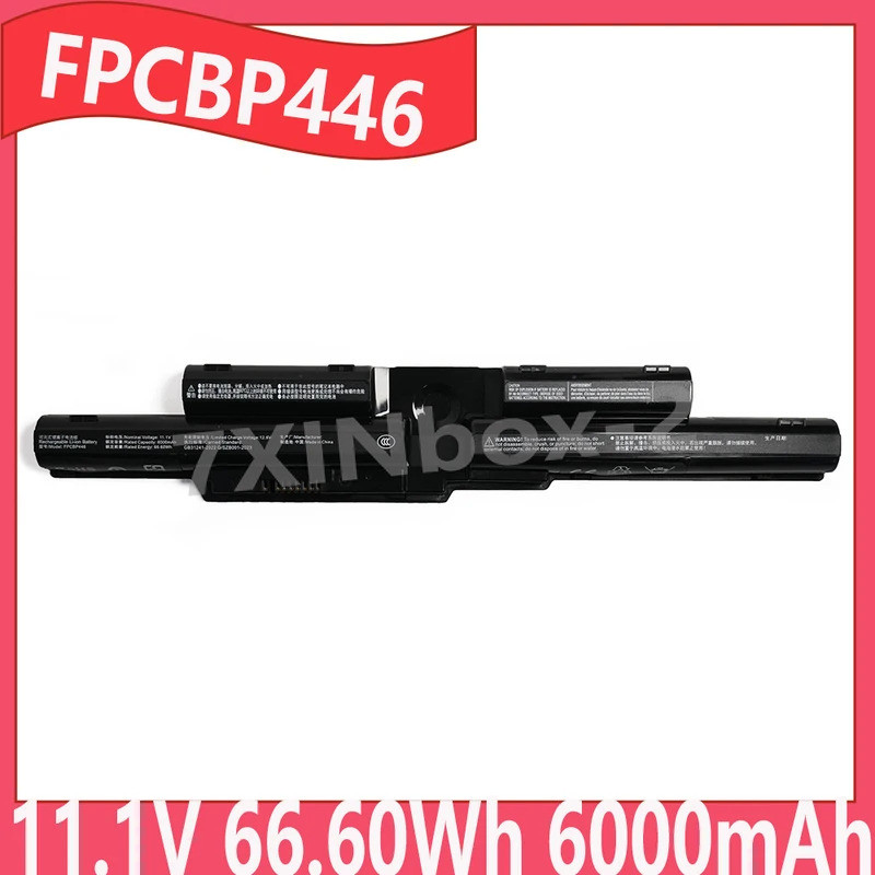 FPCBP446 11.1V 66.60Wh 6000mAh แบตเตอรี่แล็ปท็อปสําหรับ Fujitsu Lifebook T725 T726 series FMVNBP236 
