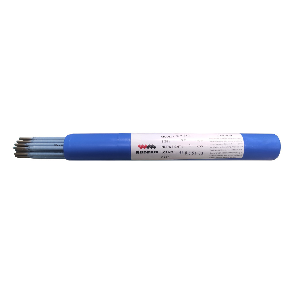 ออกใบกำกับภาษีได้ ส่งไว WELDMAXX ลวดเชื่อมเฟืองสำหรับเชื่อมต่อโลหะต่างชนิด WM-312 (1 กก./ห่อ) มีปลาย