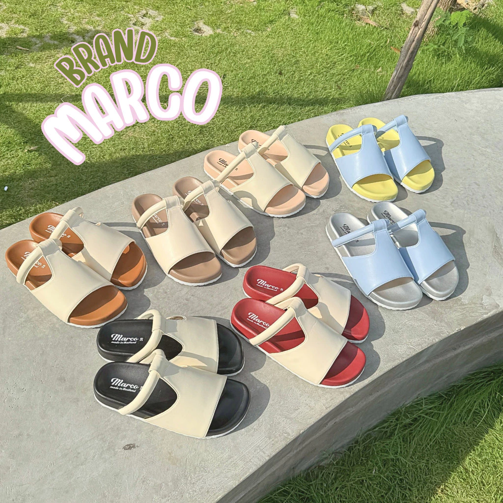 รองเท้าแตะ แบรนด์ MARCO รุ่น G1009 รองเท้าแตะผู้หญิง แฟชั่นเกาหลี รุ่นขายดี