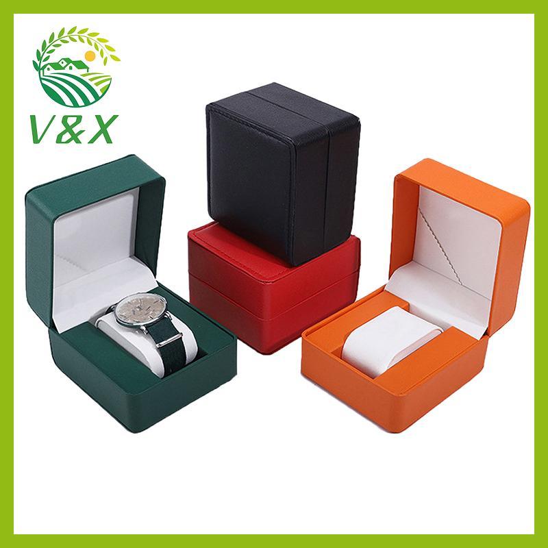 [Snowth] กล่องเก็บนาฬิกา PU Single Watch Display Case นาฬิกาข้อมือ Watch Holder Travel Jewelry Watch Organizer For Men Gift [zkm]