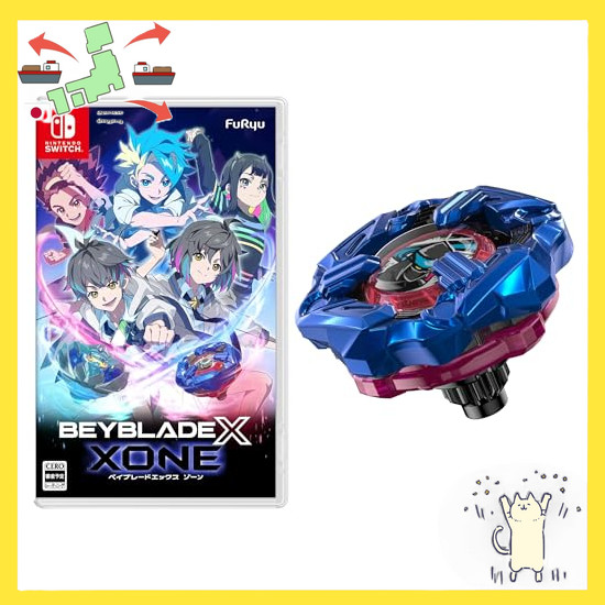 [Japanese Version] Beyblade X XONE (Beyblade X Zone) - Switch [Includes Manufacturer Bonus: "Shinobi