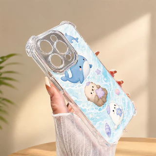 เคสไอโฟน เคส iphone ✨ เคสใสกันกระแทก มุมกันกระแทก 4 มุม โชว์สีเครื่อง ขอบกล้องสูง สำหรับ iPhone 11 12 13 14 15 16 17