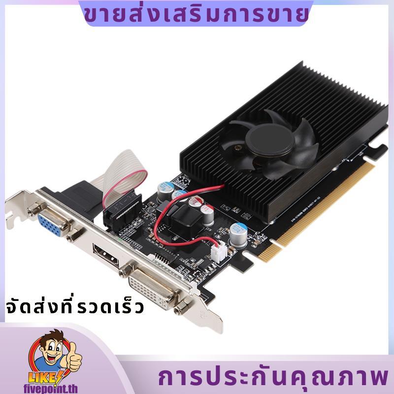 GT210 1GB DDR2 64Bit กราฟิกการ์ด PCIE 2.0 GPU - ใช้งานร่วมกับ DVI VGA เดสก์ท็อปการ์ด fivepointth