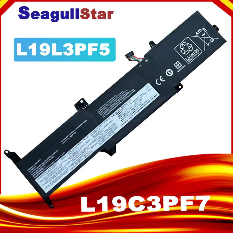 แบตเตอรี่แล็ปท็อป L19L3PF5 L19D3PF5 SB10X02598 L19C3PF7 SB10X02596 สําหรับ Lenovo IdeaPad 3-14ADA05 