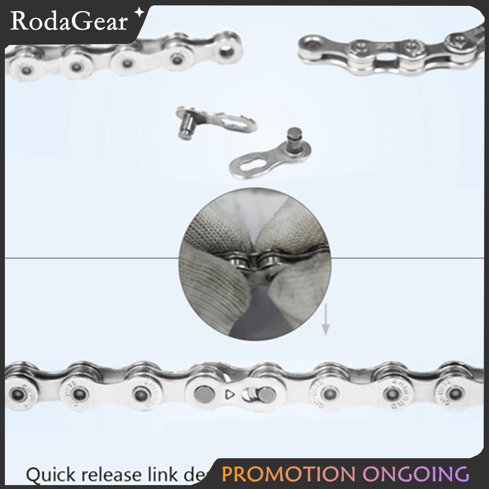 RodaGear GLOGLOW 5 คู่ตัวต่อจักรยาน Heavy Duty Bike โซ่ปลดเร็ว Master Link Magic Joint Connector 8/9/10 ความเร็วเป็นอะไหล่กลางแจ้ง (ความเร็ว 8/7/6)