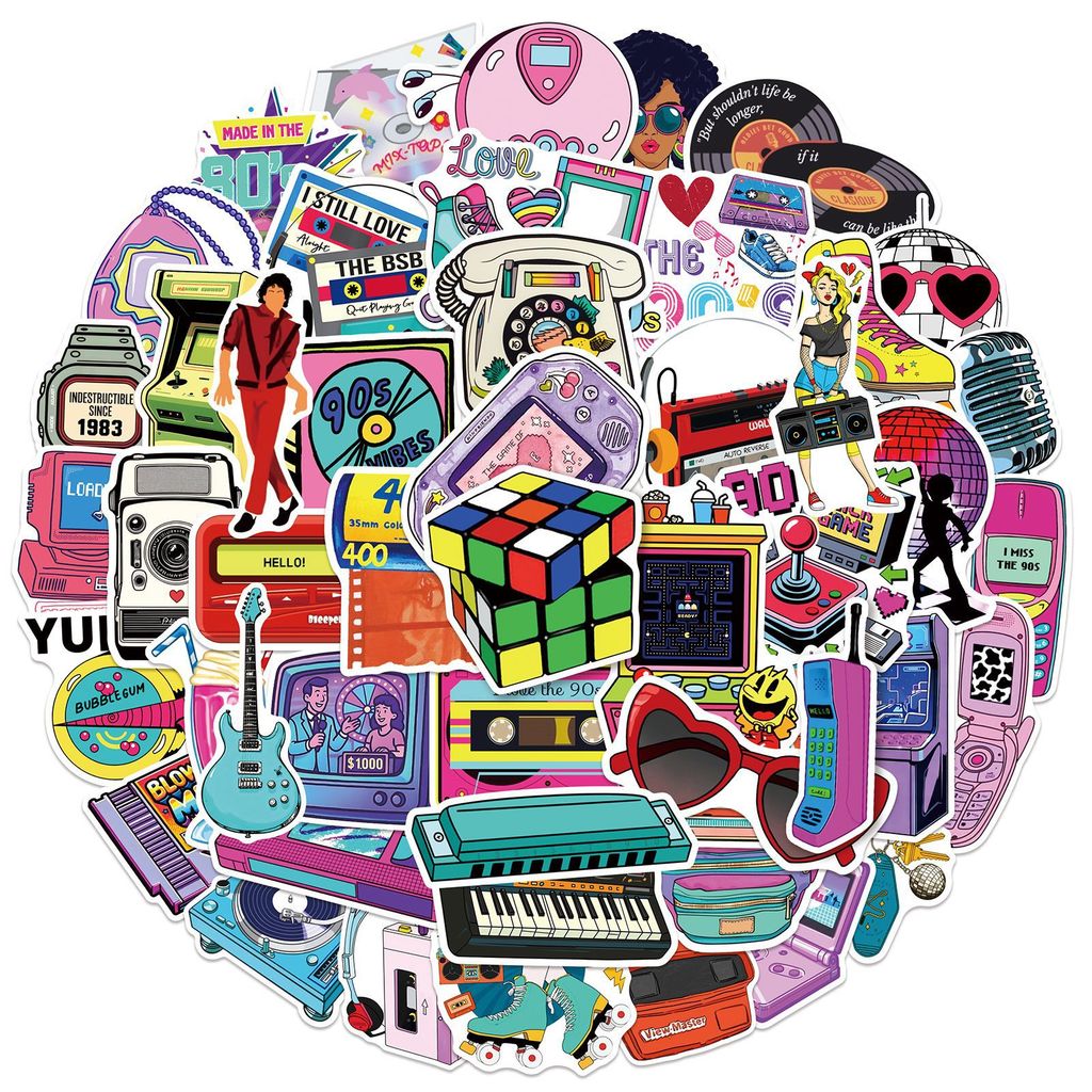 50ชิ้น/เซ็ต ❉ 80s 90s Mixed Games Cartoon Series 02 สติ๊กเกอร์ ❉ สติ๊กเกอร์แฟชั่น DIY กันน้ํา Doodle