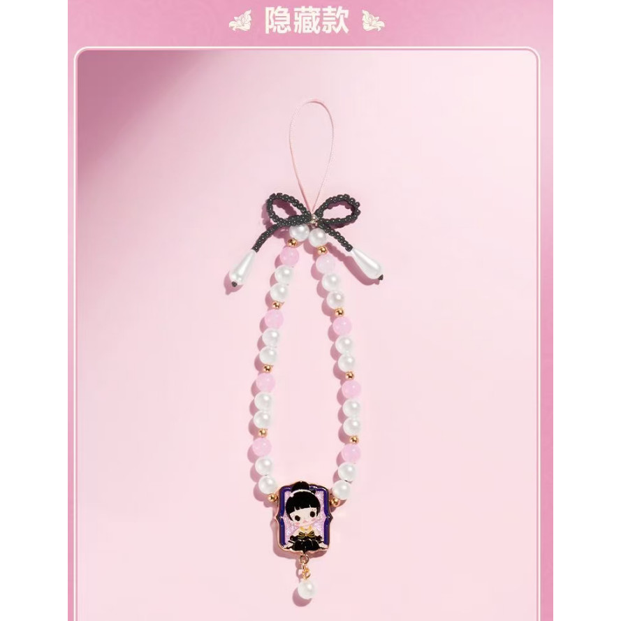POPMART POPMART MOLLY Daily Look Series-โซ่โทรศัพท์มือถือ Mystery Box Wrist Bead-Hidden Style