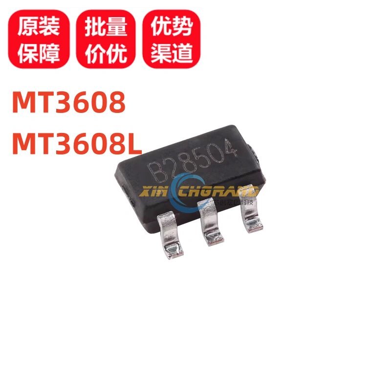 MT3608 MT3608L ยี่ห้อใหม่ของแท้ SOT-23-6 ประสิทธิภาพสูง 1.2MHz Booster Converter