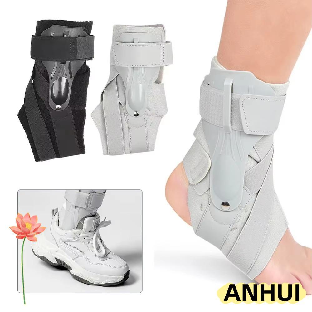 ANHUI 1 ชิ้นข้อเท้าสนับสนุนห่อ,ปรับ Quick Lace Up ข้อเท้ารั้ง,น้ําหนักเบา Slim Fit การบีบอัดเท้าสนับสนุนสําหรับข้อแพลง