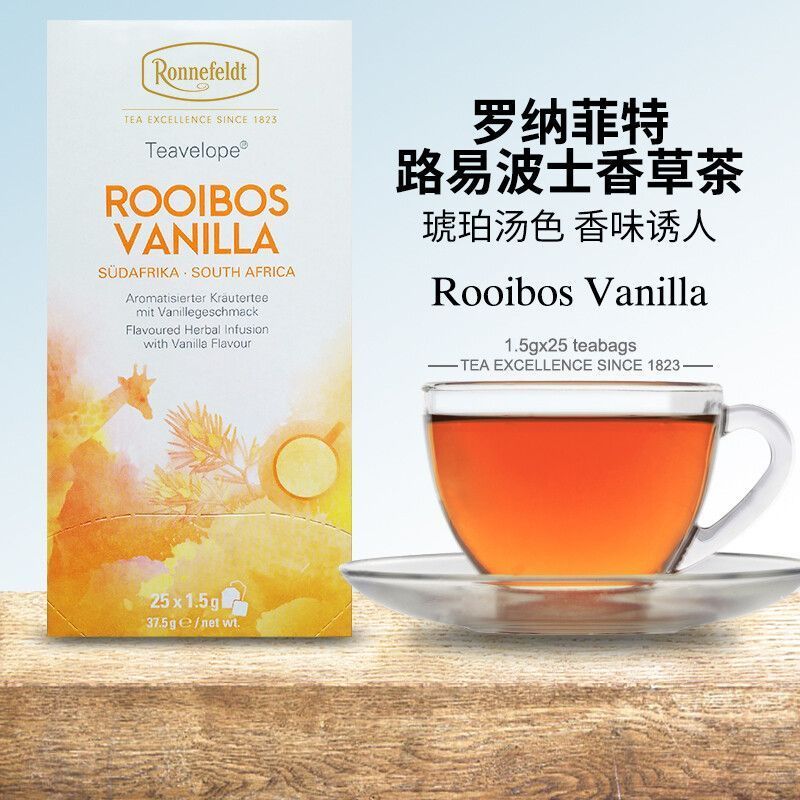 Rooibos RONNEFELDT ถุงชา RONNEFELDT rooibos Tea rooibos Vanilla Tea Bag Tea Dr. ชา 6.22