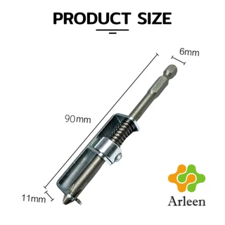 Arleen ดอกไขควงล็อคสกรูด้วยสปริง ที่ยึดสกรูแบบสปริง 90mm ใช้งานด้วยมือเดียว ทนทาน ใช้กับสว่านไฟฟ้า Screw Holding Bit