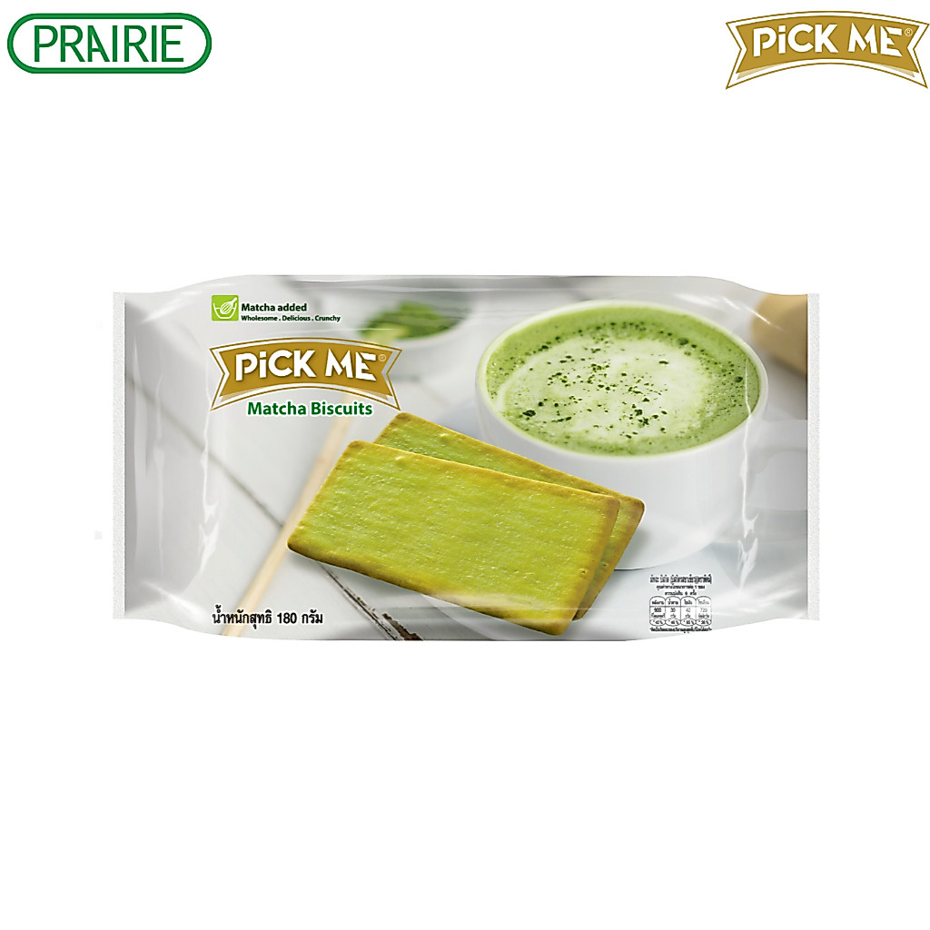 พิคมี บิสกิตรสมัทฉะ 180กรัม / Pick Me Matcha Biscuit 180g