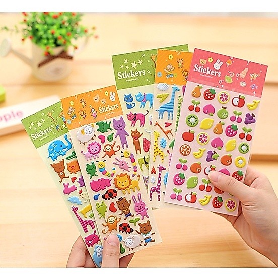 สติ๊กเกอร์เด็ก สติ๊กเกอร์การ์ตูน สติ๊กเกอร์ sticker 160 ชิ้น