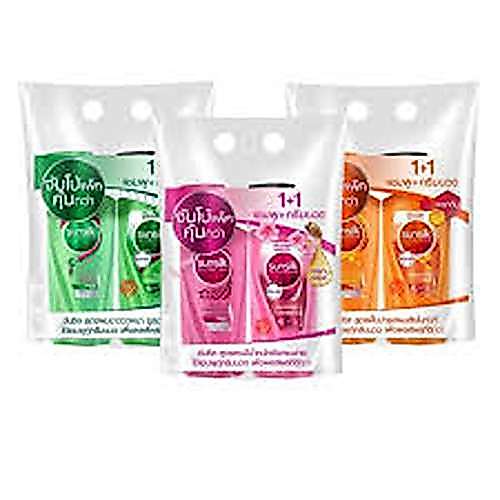 ซันซิล sunsilk ชุดสุดคุ้ม แชมพู+ครีมนวด 300-325มล