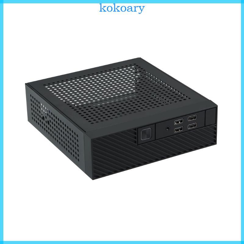 KOK M10 Mini ITX เคสคอมพิวเตอร์ M10 Mini Desktop Case ควบคุมอุตสาหกรรม HTPC Case