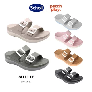 Scholl รุ่น Millie มิลลี่ 5F-2827 รองเท้าสกอลล์ของแท้ รองเท้าสุขภาพ สวมใส่สบายและทนทาน