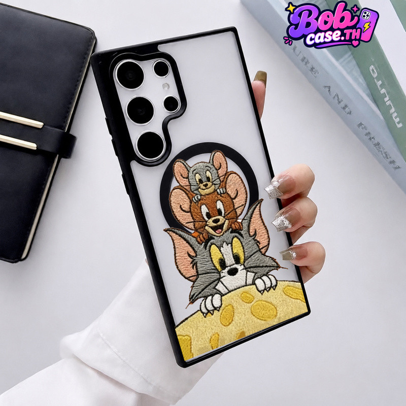 เคสแม่เหล็กกันกระแทก iPhone17/16/15/14/13/12/11 Pro Max Plus Samsung A06/A16/A15 5G/S24 Ultra/S25 H7