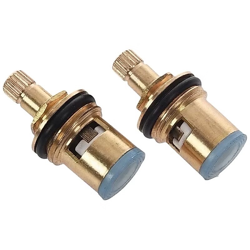 YP-372  แกนวาล์วเซรามิคก๊อกน้ํา ทองเหลืองแท้ สําหรับก๊อกซิงค์ ก๊อกอ่าง