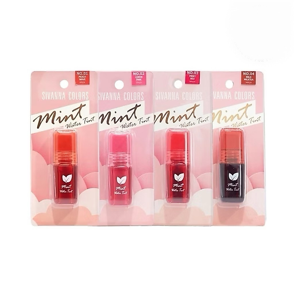ซิเวนน่า คัเลอร์ส มินต์ วอเตอร์ ทินท์ Sivanna Colors Mint Water Tint HF634 ขนาด 4.5 g