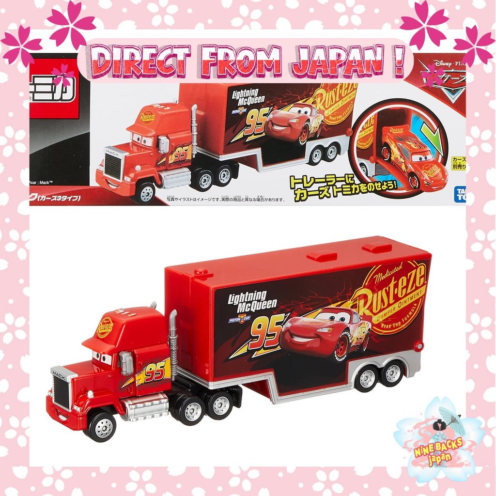 รถโมเดล Mack จากคอลเล็กชั่น Tomica ของ Disney Pixar (แบบ Cars 3) 【Direct from Japan !】
