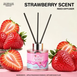 【AESTE ของแท้】ก้านไม้หอม น้ำหอมปรับอากาศ ก้านไม้หอมกลิ่นโรงแรม 30ml หอมสดชื่น ลดกลิ่นอับ มีกลิ่นผลไม้ให้เลือก 4 กลิ่น
