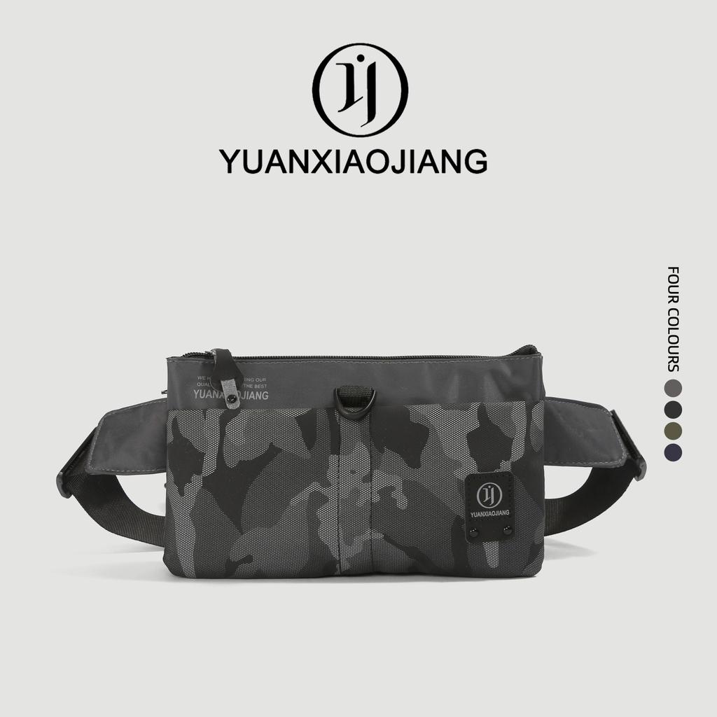YUANXIAOJIANG กระเป๋าคาดอกคาดเอวลายพรางผู้ชายผู้หญิงผ้ากันน้ำแฟชั่นเท่ๆมี4สี