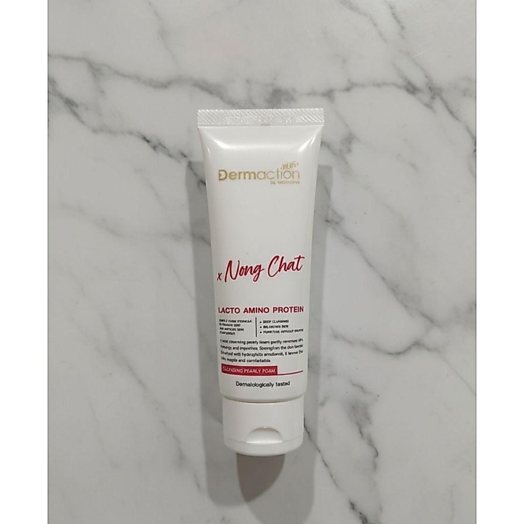 Dermaction Plus ขนาดพกพา  by Watsons Lacto Amino Protein x น้องฉัตร  คลีนซิ่งเจล 45ml