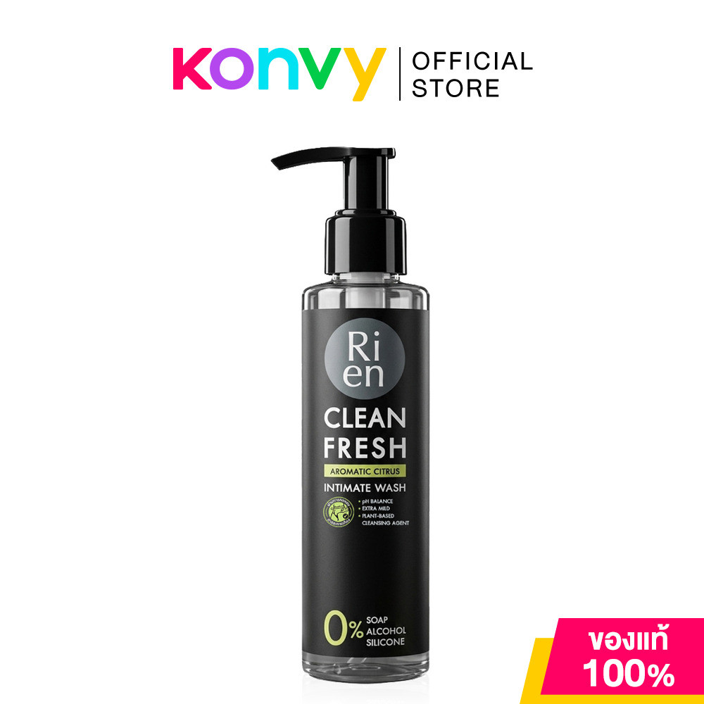 Ri en Intimate Wash For Men 140ml ริเอ็น ผลิตภัณฑ์ทำความสะอาดจุดซ่อนเร้นสำหรับผู้ชาย.