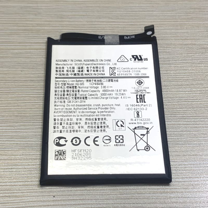 เหมาะสําหรับ Samsung A02S A03 A03S A025 M025 M02 แบตเตอรี่โทรศัพท์มือถือ HQ-50S HQ-50SD