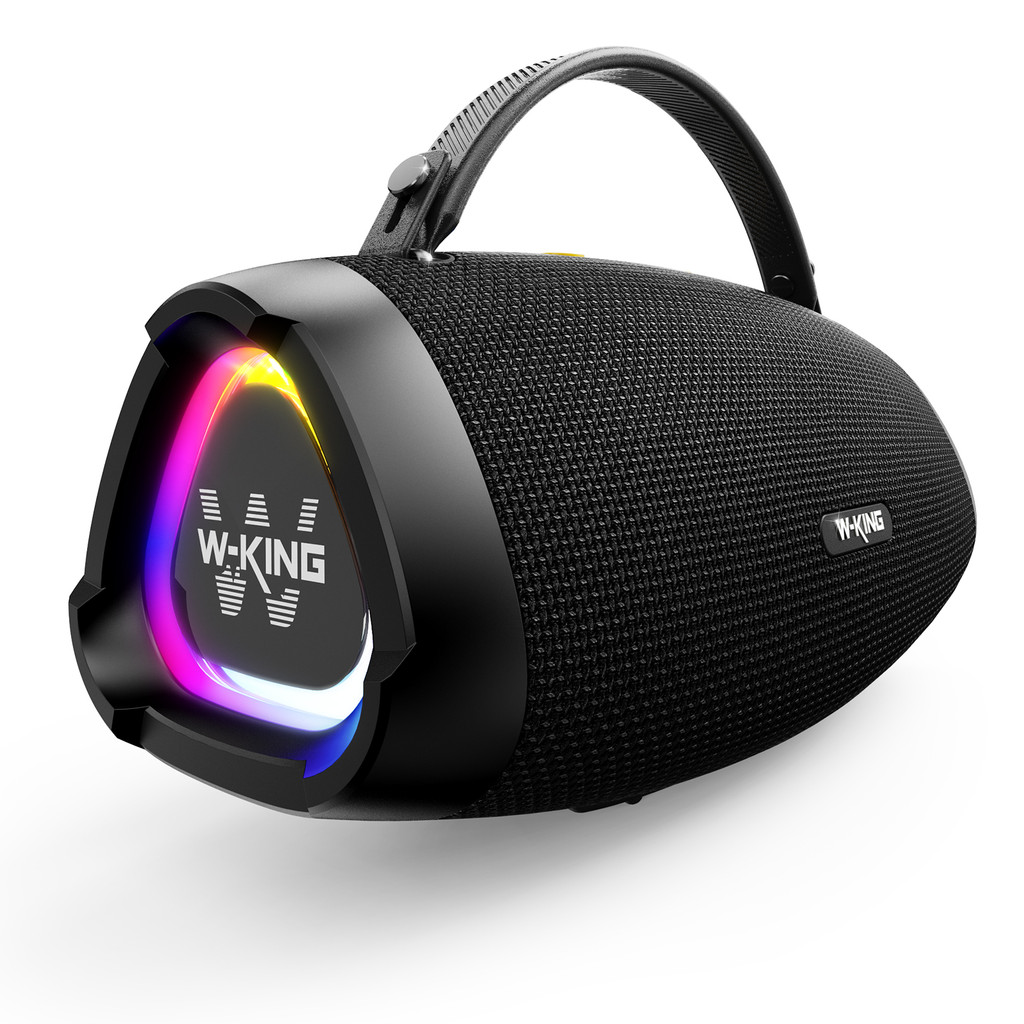 W-KING X10S ลําโพงบลูทูธ 40W ไดรเวอร์คู่, กันน้ํา IPX7, เวลาเล่น 20H, สเตอริโอ TWS, ไฟ RGB, 4500mAh,