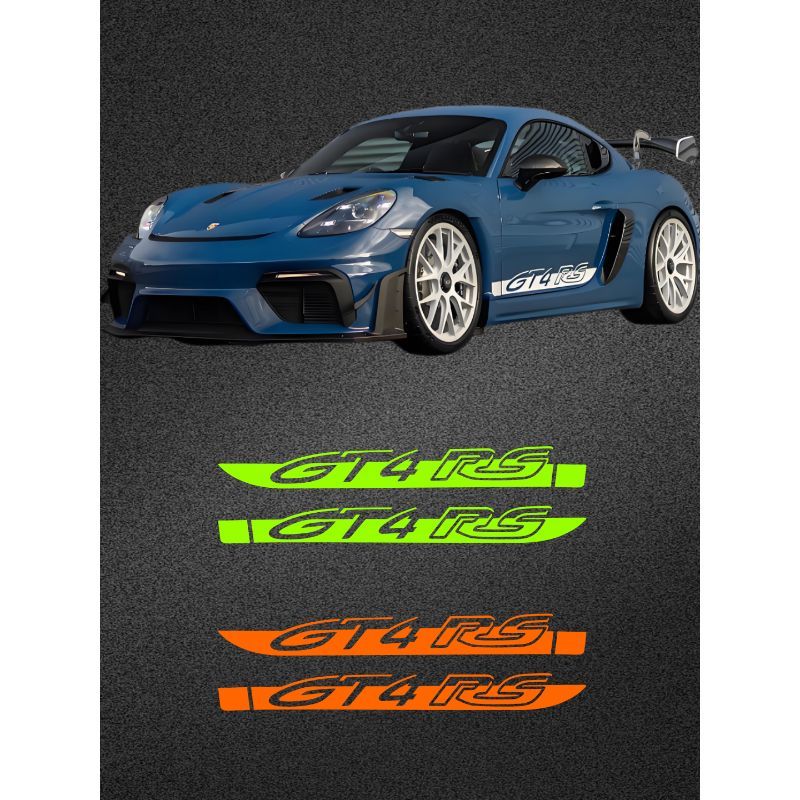 Suitable for PORSCHE stickers, GT4RS modification stickers, 911, 718, Cayman car door side stripe de