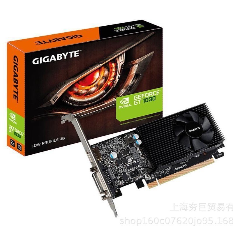 เหมาะสําหรับเกมเล่นเกม Gigabyte GV-N1030D5-2GL การ์ด GT 1030 2G กราฟิกการ์ด