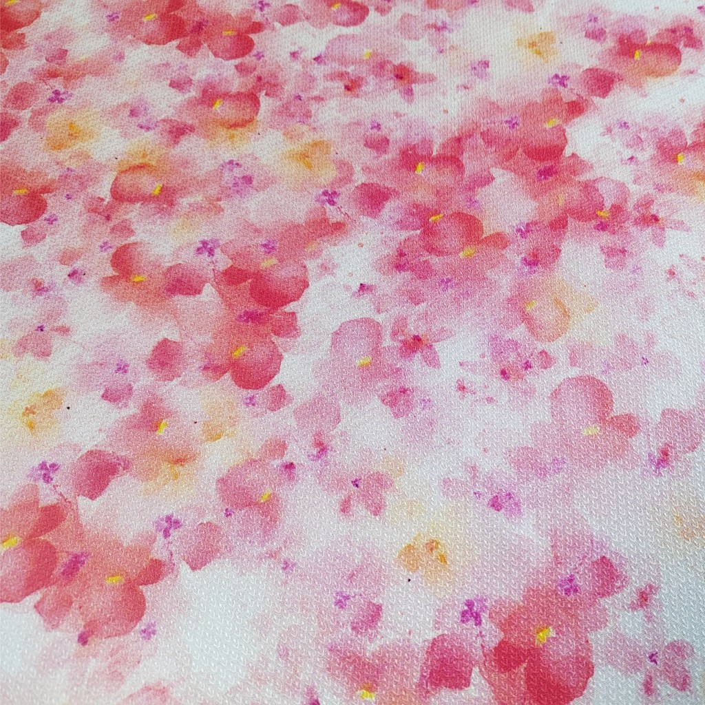 Huzhou Story Petal Rain 12m Stretch Jacquard Star Crepe Silk Mulberry Silk เสื้อผ้าผ้าสีชมพู
