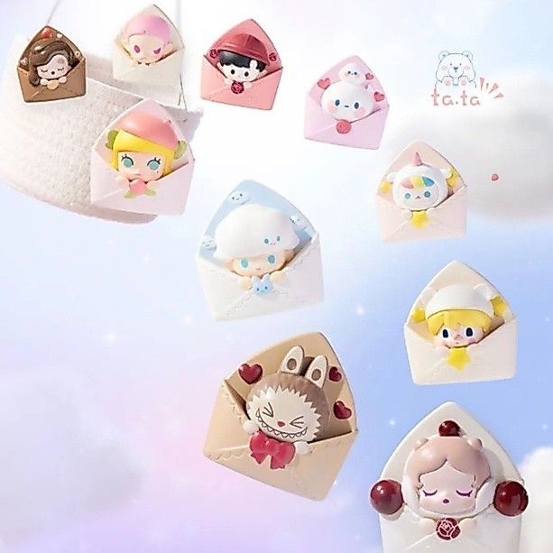 Pop Bean Bubble Cute Particles Love Letter Series