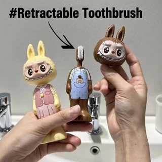 ใหม่อินเทอร์เน็ตดาราแปรงสีฟันหดพิการแปรงสีฟันขนนุ่มวิจิตรขนแปรงเด็กของขวัญของเล่น