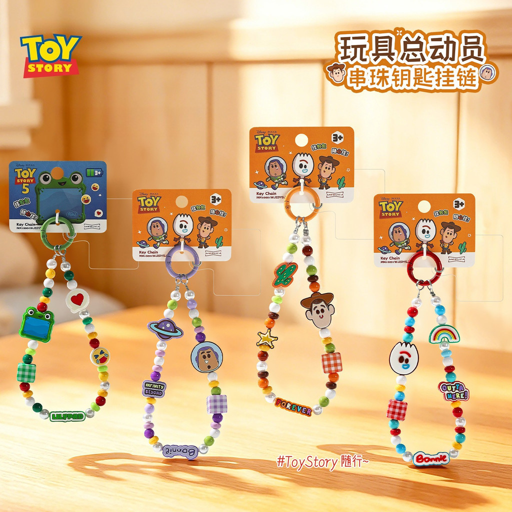 พวงกุญแจซีรีส์ Toy Story Woody พวงกุญแจน่ารัก Buzz Lightyear จี้เคสโทรศัพท์ ของขวัญวันเกิด