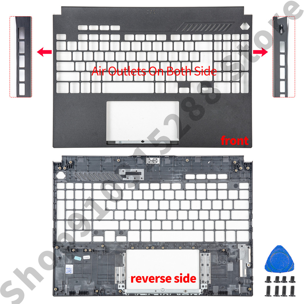 Upper/LowerสําหรับASUS TUF Gaming F15 FX507 FA507 FX507Z FA507R FX517 Palmrestด้านล่าง