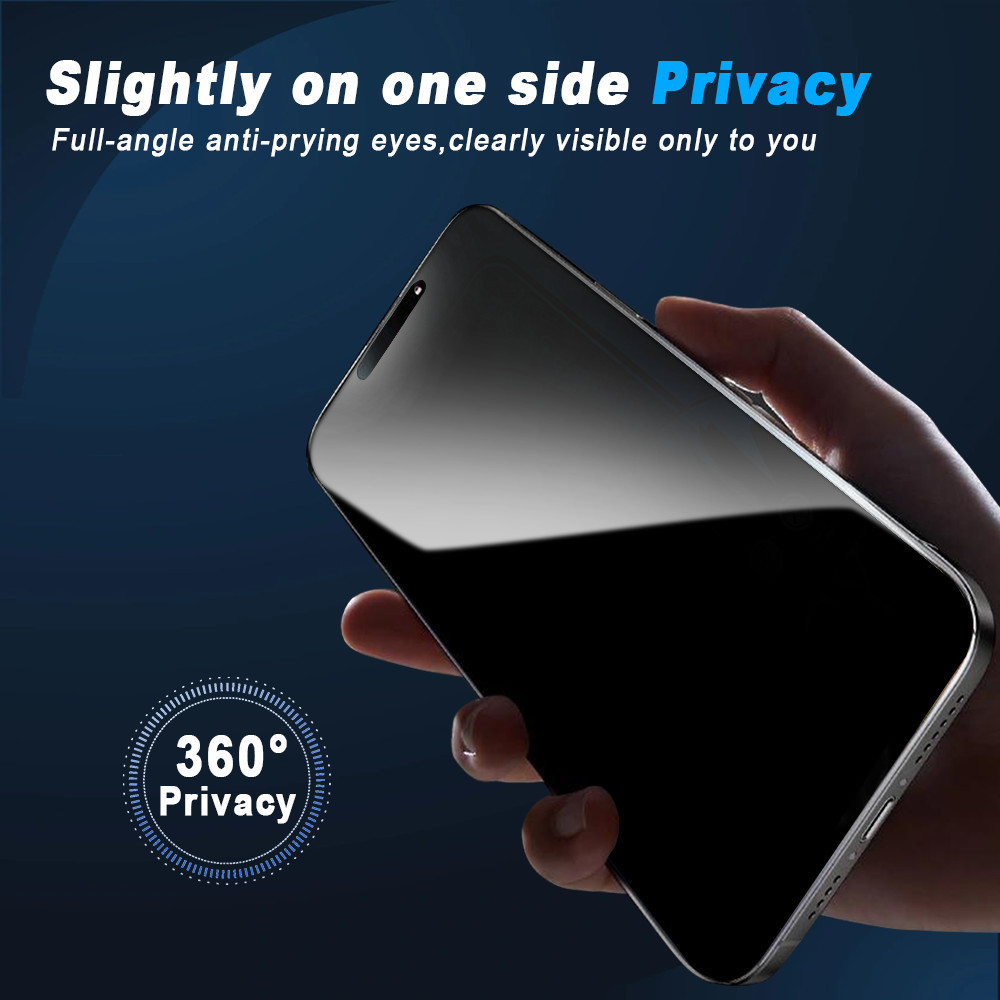ฟิล์มกระจก กันมอง 360องศา สำหรับiPhone 16promax 15pro 14promax 15plus 13pro 12promax 12 xr 11 xmax IPXS XR 13 - รูปที่ 4