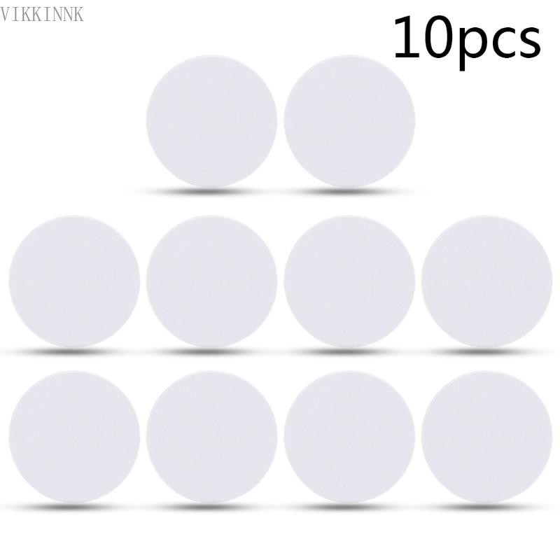 การ์ด VIKK White NFC Tag NTAG215 รอบเหมาะสําหรับสมาร์ทโฟน NFC-Enabled ทั้งหมด 10 ชิ้น