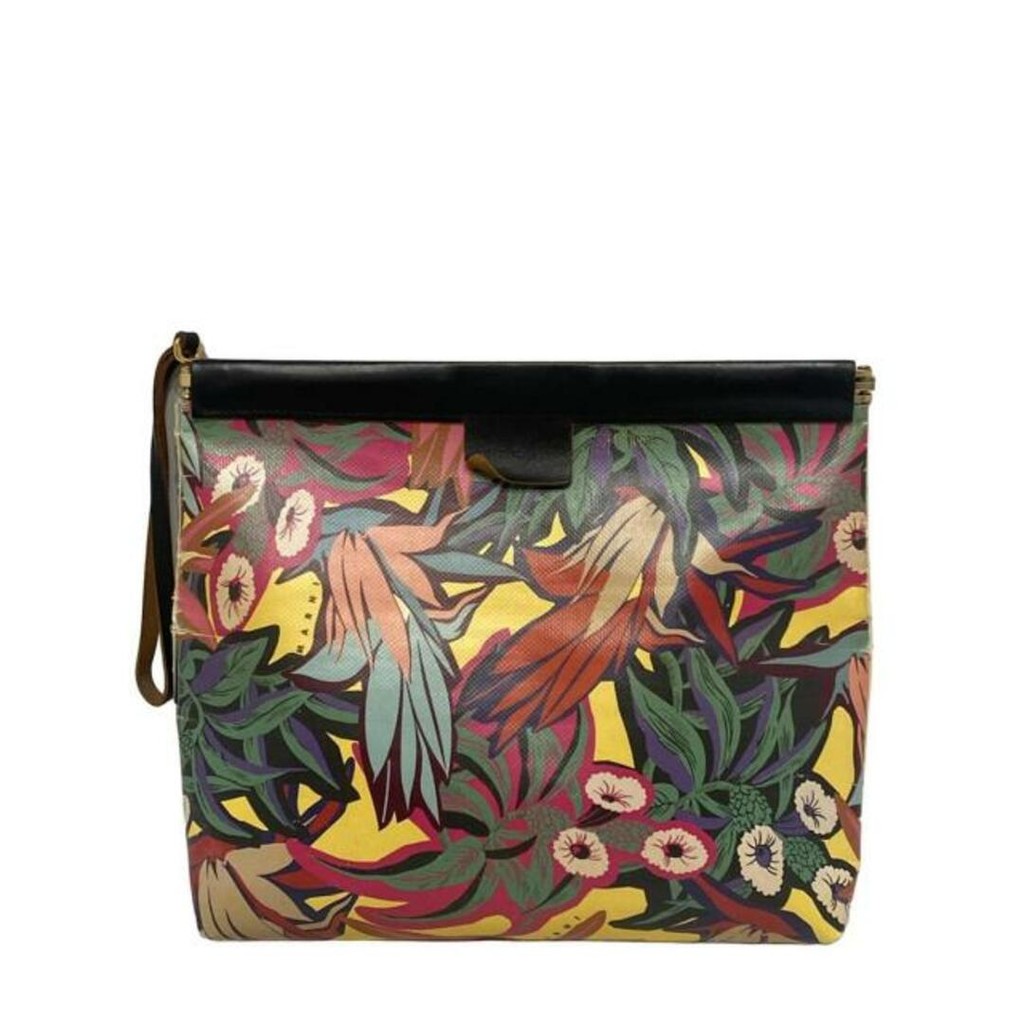 MARNI green Clutch Handbag Multi black Direct from Japan Secondhand