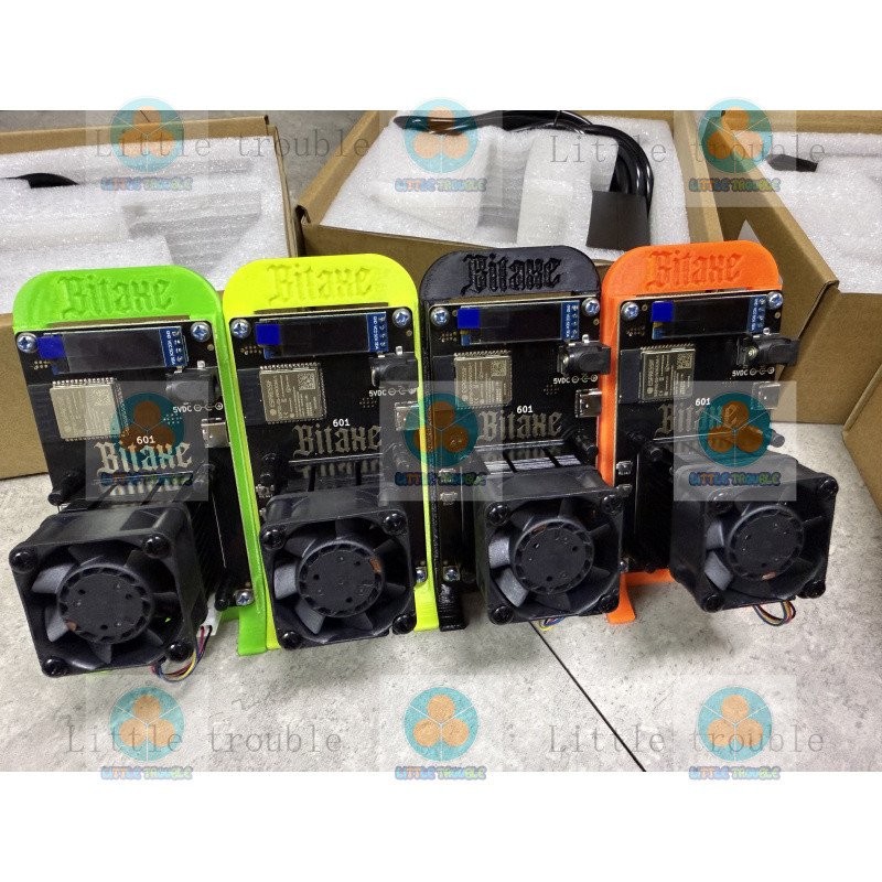 ใหม่ Bitaxe Gamma601 BM1370 Lotto Machine BTC MINER ใหม่ 1.2TH การใช้พลังงาน 18W เงียบ 2025 I4PE