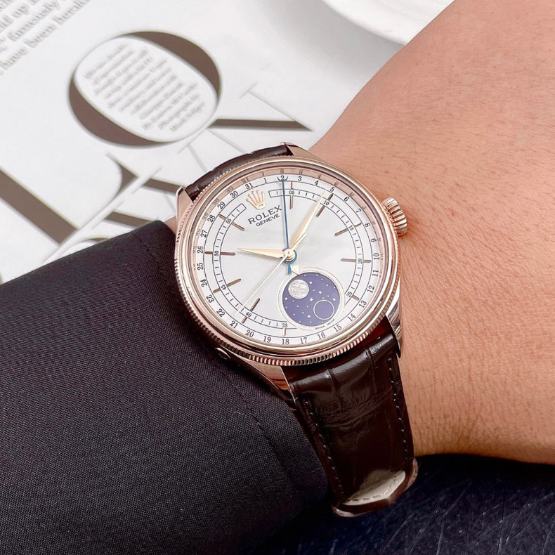 Rolex Rolex Cellini Automatic Mechanical m50535-0002 นาฬิกาผู้ชาย 39mm Dial