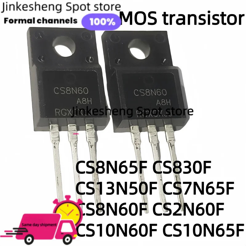 1-5PCS CS8N65F CS830F CS13N50F CS7N65F CS8N60F CS2N60F CS10N60F CS10N65F TO-220F Field Effect ทรานซิ