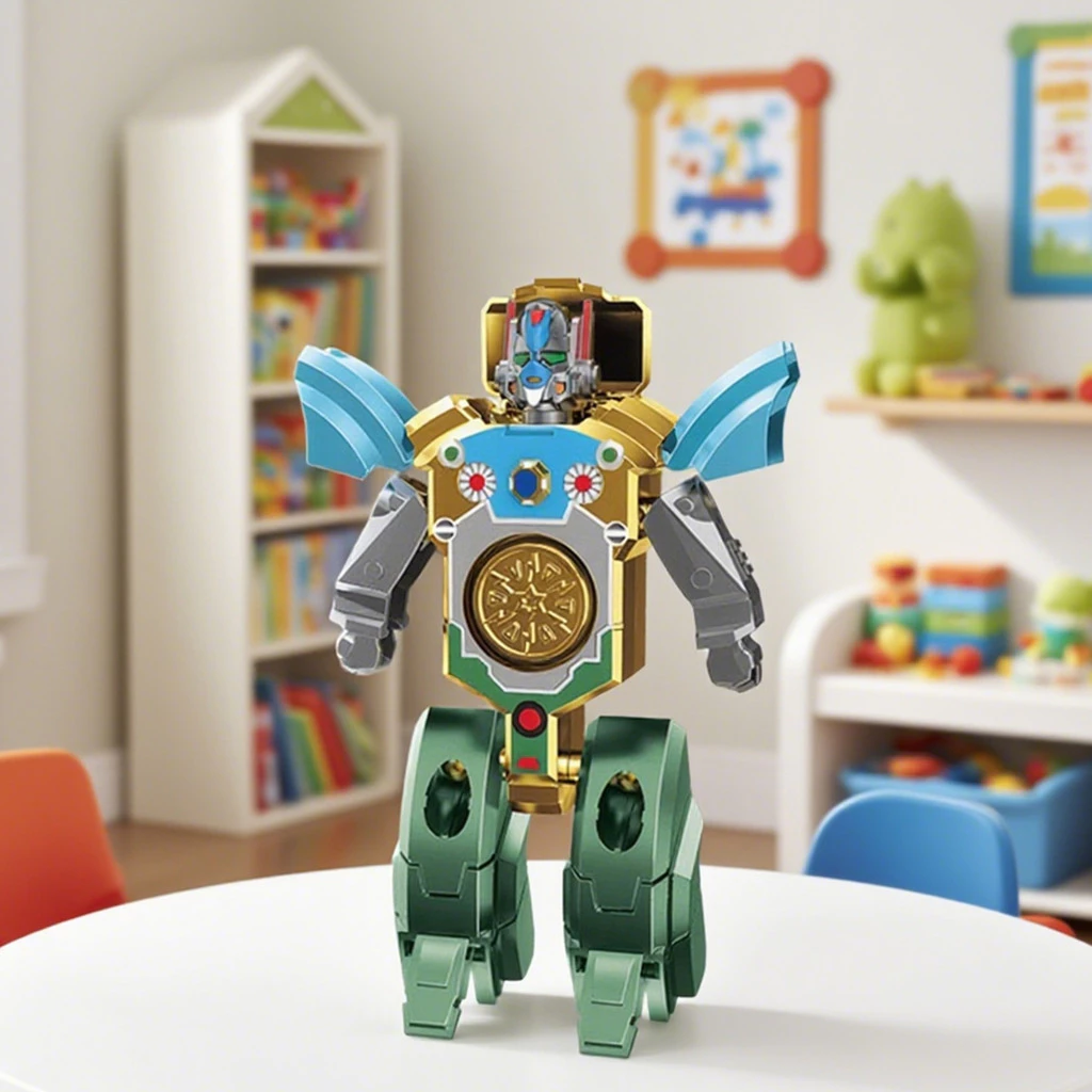 Shape-forming Robot Fidget Toy Transforming Robot Fidget Spinner สําหรับผู้ใหญ่วัยรุ่นเด็กความเครียดบรรเทา thumbnail 4