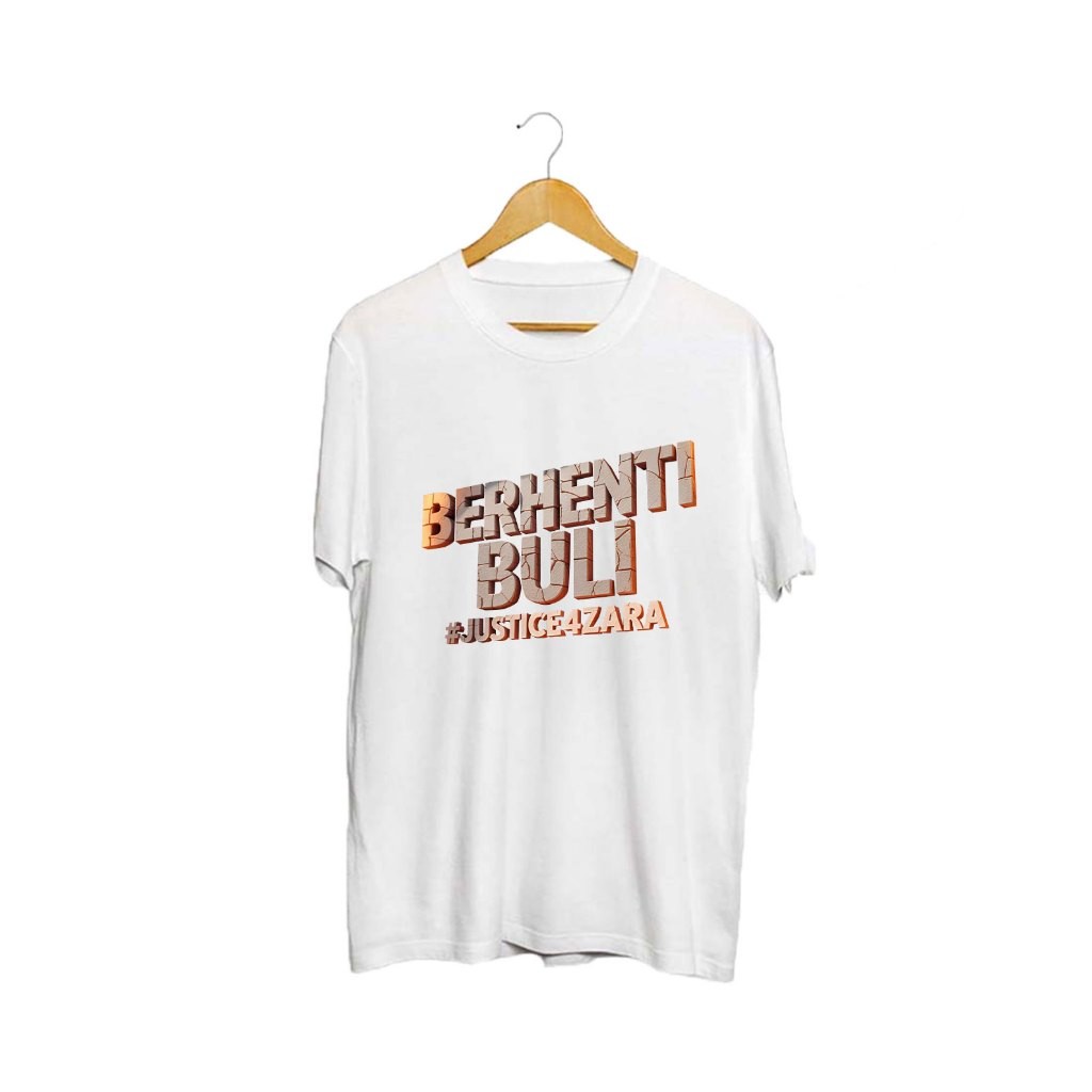 2025 justice สําหรับ Zara Qairina เสื้อผ้าเสื้อยืดแขนสั้น justice สําหรับ Zara-Zara Qairina Stop bul