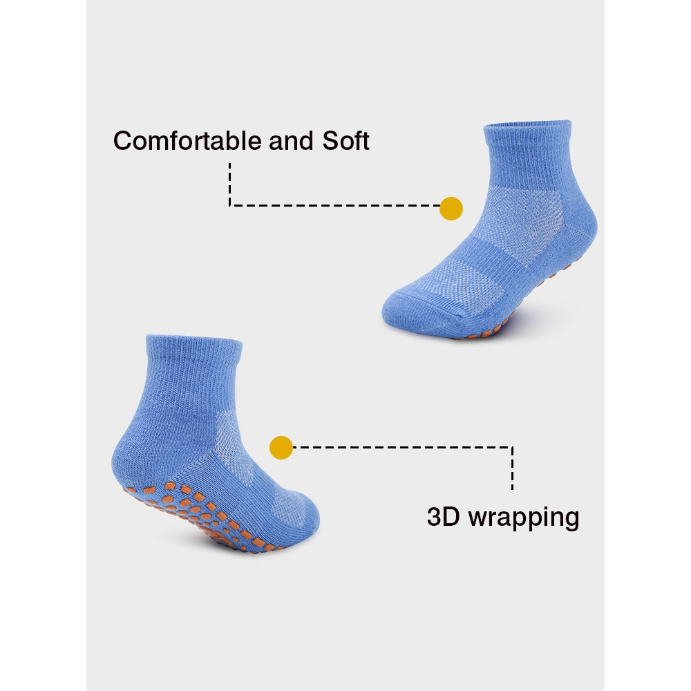 Mini Monarch ถุงเท้าเด็กกันลื่น Anti Slip ถุงเท้าใส่ในบ้าน พื้นยางพิเศษ อายุ 1-12 ปี - รูปที่ 5