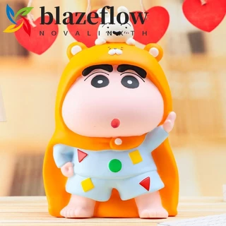 Blazeflow เครยอนชินจังกระปุกออมสิน,ตกแต่งความจุขนาดใหญ่การ์ตูนกล่องเงิน,สร้างสรรค์สะสมออมสินถังเครยอนชินจังอะนิเมะเด็กกล่องเก็บตกแต่งบ้าน